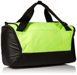 NIKE Brasilia Small Duffel - 9.0, Volt/Black/White, Misc -Backpack Shop 81B9rLkjWFL