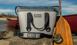 YETI Hopper Two 30 Portable Cooler, Fog Gray / Tahoe Blue 9 YETI Hopper Two 30 Portable Cooler, Fog Gray / Tahoe Blue -Backpack Shop 81CNgGBxKyL