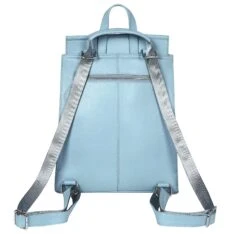 Heshe Womens Leather Backpack Casual Style Flap Backpacks Daypack For Ladies (Light Blue) 13 Heshe Womens Leather Backpack Casual Style Flap Backpacks Daypack For Ladies (Light Blue) -Backpack Shop 81DQuyu0p5L