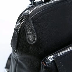 Heshe Women's Vintage Leather Backpack Casual Daypack For Ladies And Girls (Black-L) -Backpack Shop 81DY1gnlynL