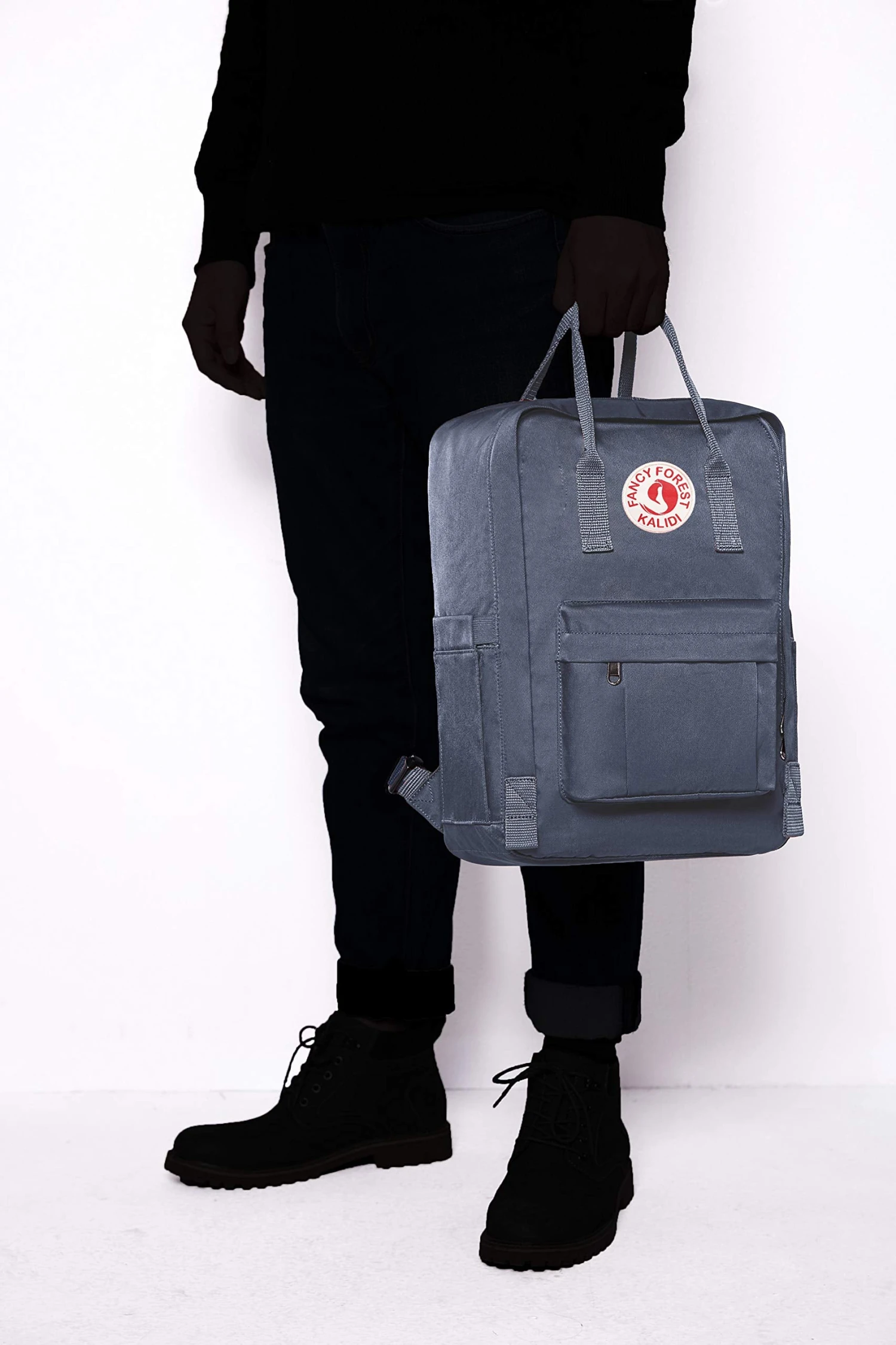 KALIDI Casual Backpack For Women,15 Inches Laptop Classic Backpack Camping Rucksack Travel Outdoor Daypack College School Bag (Navy) 2 KALIDI Casual Backpack For Women,15 Inches Laptop Classic Backpack Camping Rucksack Travel Outdoor Daypack College School Bag (Navy) - Image 2