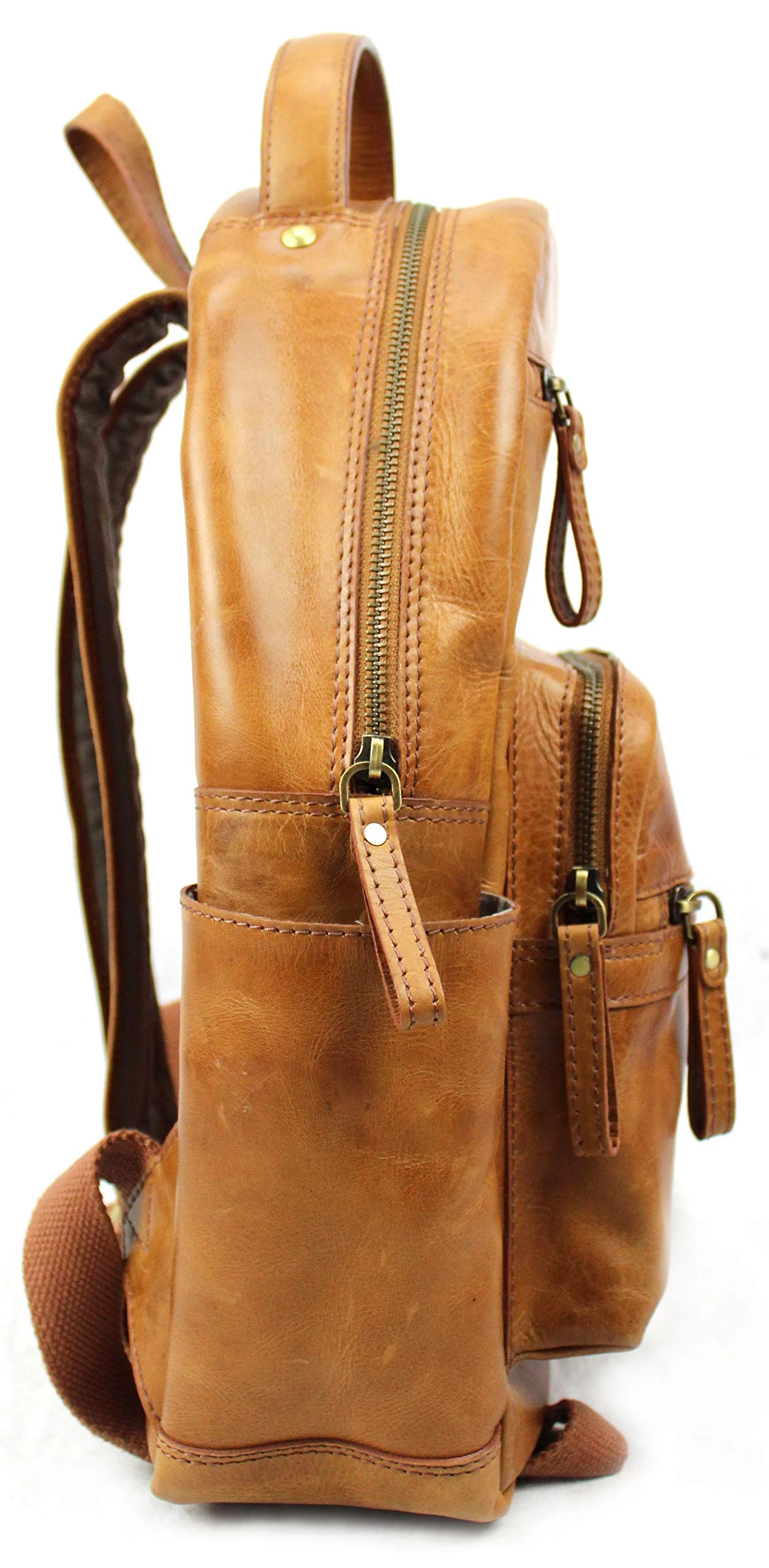 Rawlings Heritage Collection Leather Backpack (Tan, 15") 5 Rawlings Heritage Collection Leather Backpack (Tan, 15") - Image 5