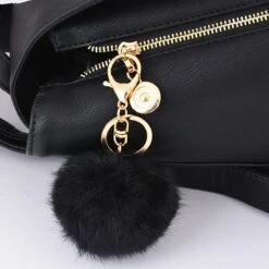 COOFIT Black Faux Leather Backpack For Women Schoolbag Casual Daypack (Black With Keychain) -Backpack Shop 81G8apJ5APL