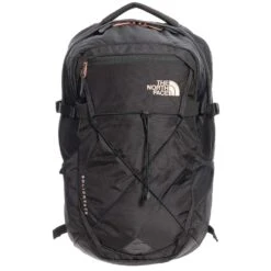 The North Face Women's Solid State Laptop Backpack, Black/Rose Gold