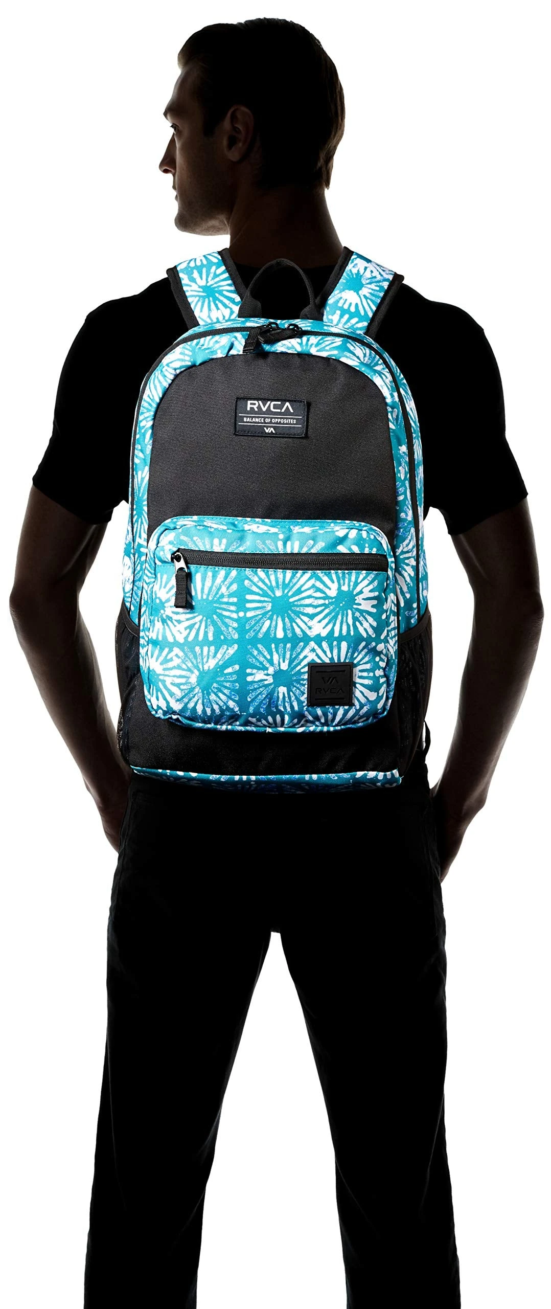 RVCA Men's ESTATE DELUX BACKPACK, Teal, One Size 2 RVCA Men's ESTATE DELUX BACKPACK, Teal, One Size - Image 2