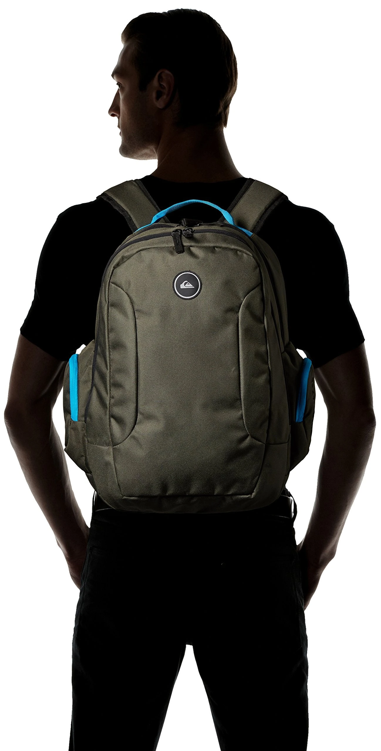 Quiksilver Men's SCHOOLIE II Backpack, Atomic Blue, 1SZ 2 Quiksilver Men's SCHOOLIE II Backpack, Atomic Blue, 1SZ - Image 2