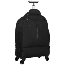 Kenneth Cole Reaction 17" Polyester Dual Compartment 4-Wheel Laptop Backpack, Black -Backpack Shop 81QwrKvzl7L