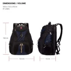 SwissGear Travel Gear 1900 Scansmart TSA Friendly Laptop Backpack Blue 9 SwissGear Travel Gear 1900 Scansmart TSA Friendly Laptop Backpack Blue -Backpack Shop 81TEx3H4HpL