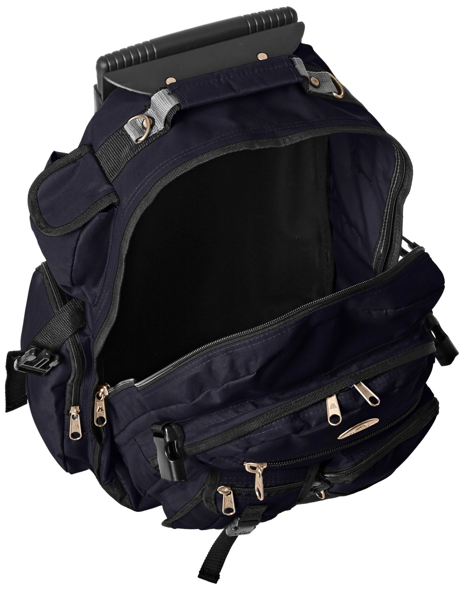 Everest Deluxe Wheeled Backpack, Navy, One Size 3 Everest Deluxe Wheeled Backpack, Navy, One Size - Image 3