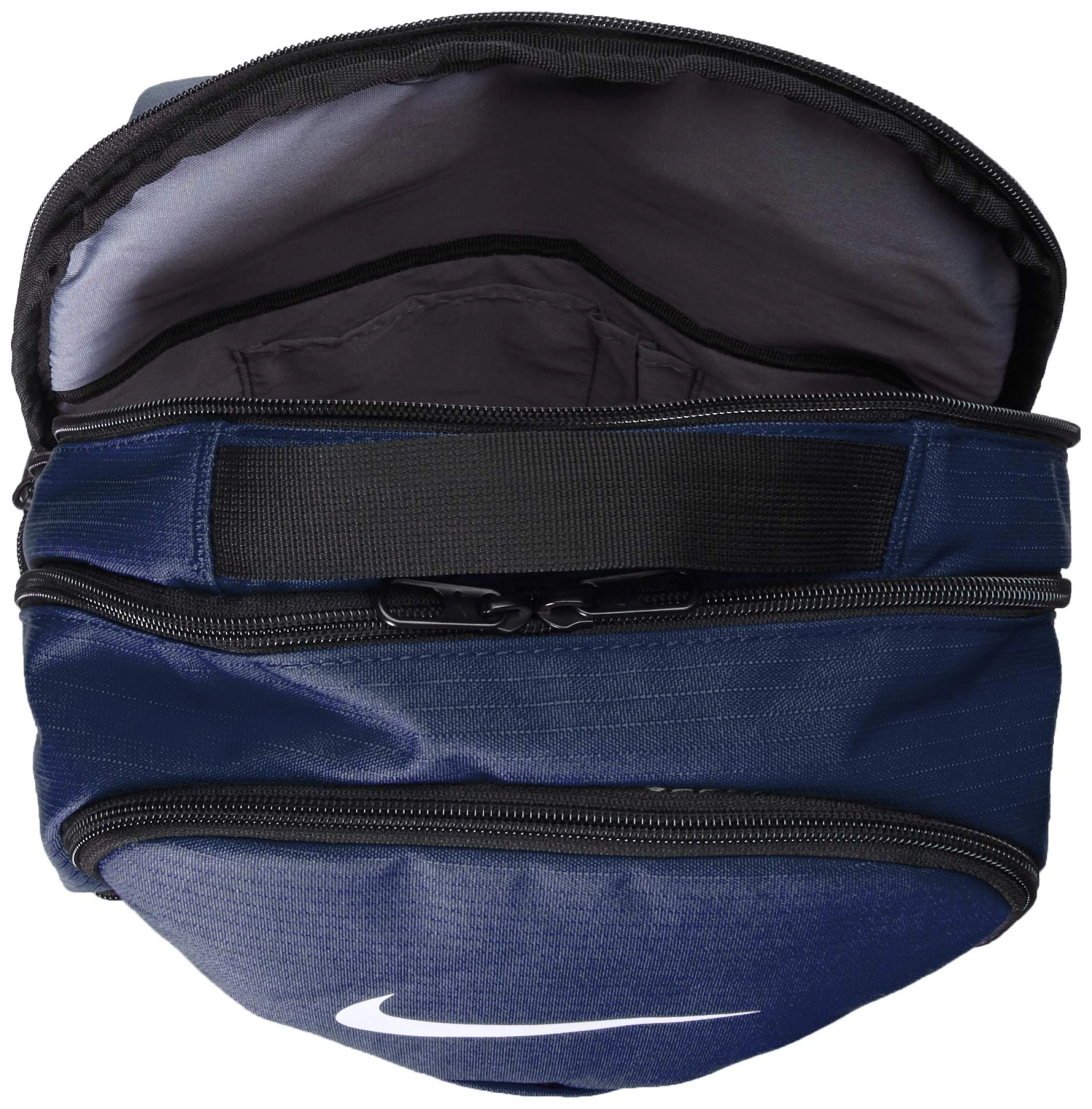 Nike Brasilia Medium Training Backpack, Nike Backpack For Women And Men With Secure Storage & Water Resistant Coating, Midnight Navy/Black/White 3 Nike Brasilia Medium Training Backpack, Nike Backpack For Women And Men With Secure Storage & Water Resistant Coating, Midnight Navy/Black/White - Image 3