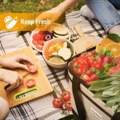 OlarHike 30 Liter Large Cooler Lunch Bag, Collapsible And Insulated Lunch Box Leakproof Cooler Bag For Camping, Picnic, BBQ, Family Outdoor Activities (Grey) -Backpack Shop 81aqK p690L