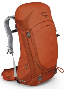 Osprey Packs Stratos 36 Hiking Backpack, Sungrazer Orange, Small/Medium