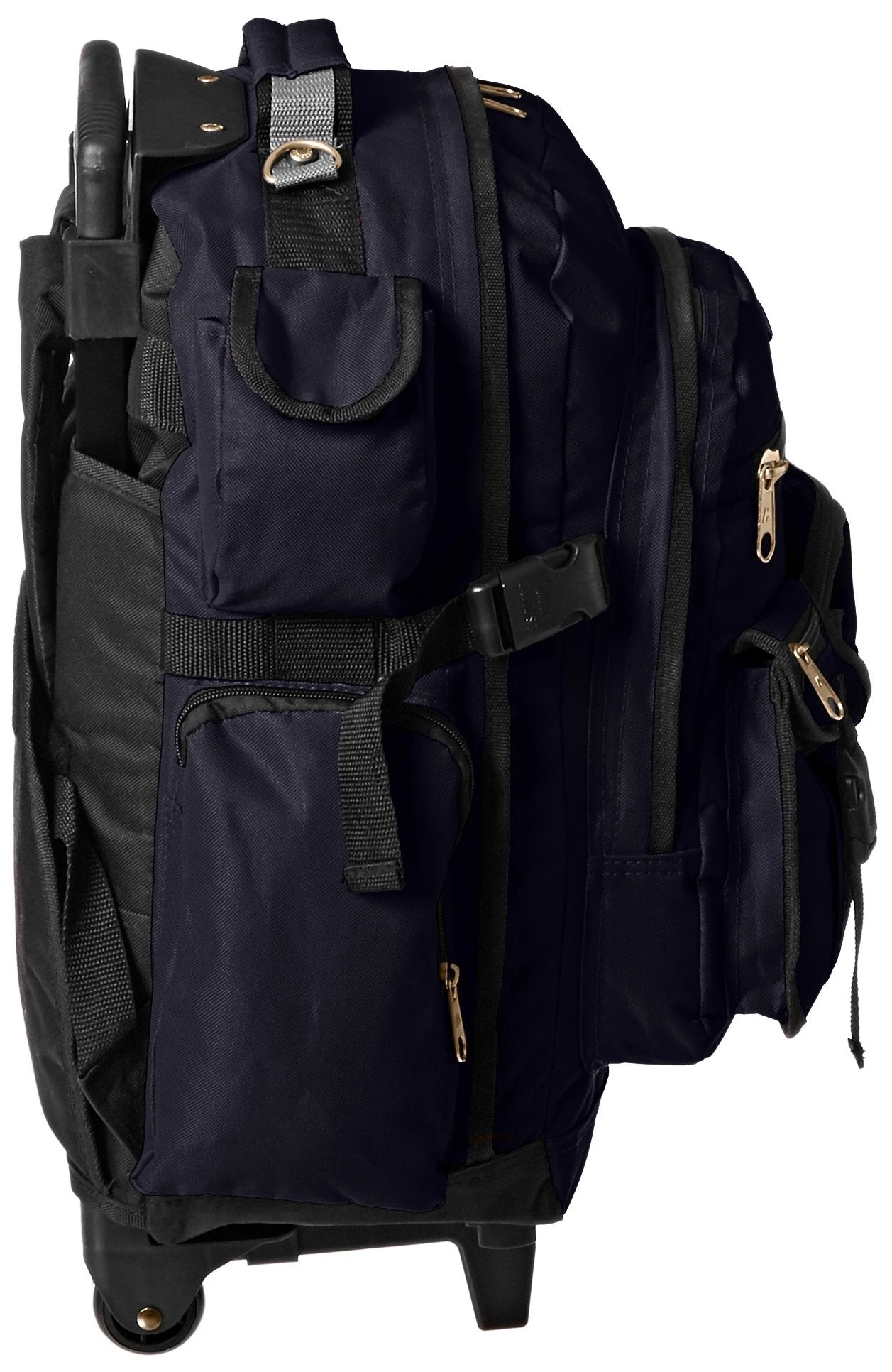 Everest Deluxe Wheeled Backpack, Navy, One Size 5 Everest Deluxe Wheeled Backpack, Navy, One Size - Image 5