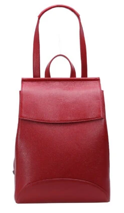 Heshe Womens Leather Backpack Casual Style Flap Backpacks Daypack For Ladies (Wine-R) -Backpack Shop 81f5xbizaWL