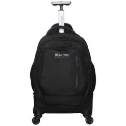 Kenneth Cole Reaction 17" Polyester Dual Compartment 4-Wheel Laptop Backpack, Black -Backpack Shop 81fM7TLeO3L