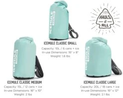 IceMule Classic Insulated Backpack Cooler Bag - Hands-Free, Collapsible, And Waterproof, This Portable Cooler Is An Ideal Sling Backpack For Hiking, The Beach, Picnics And Camping-Small, Seafoam 12 IceMule Classic Insulated Backpack Cooler Bag - Hands-Free, Collapsible, And Waterproof, This Portable Cooler Is An Ideal Sling Backpack For Hiking, The Beach, Picnics And Camping-Small, Seafoam -Backpack Shop 81fN 2BV3IWtL
