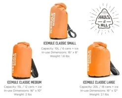 ICEMULE Classic Insulated Backpack Cooler Bag - Hands-Free, Collapsible, And Waterproof, This Portable Cooler Is An Ideal Sling Backpack For Hiking, The Beach, Picnics And Camping-Medium, Blaze Orange -Backpack Shop 81gxZfDLJbL