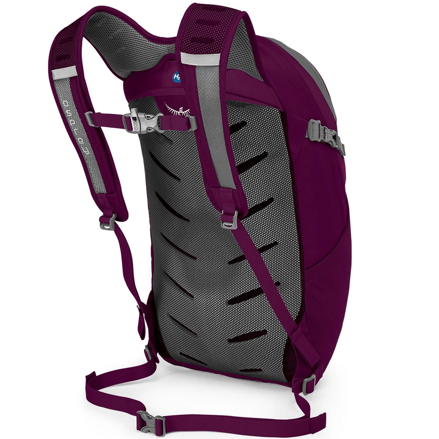 Osprey Packs Daylite Plus Daypack, Eggplant Purple 2 Osprey Packs Daylite Plus Daypack, Eggplant Purple - Image 2