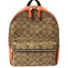 Coach F30550 Medium Charlie Backpack (SV/Khaki Dark Orange)