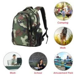 OUTXE Cooler Backpack Insulated Cooler Bag 20L For 14" Laptops Lunch Backpack,Camo 8 OUTXE Cooler Backpack Insulated Cooler Bag 20L For 14" Laptops Lunch Backpack,Camo -Backpack Shop 81i2LUUWYEL
