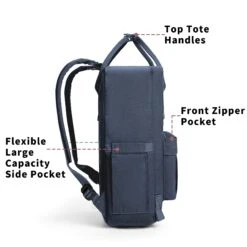 KALIDI Casual Backpack For Women,15 Inches Laptop Classic Backpack Camping Rucksack Travel Outdoor Daypack College School Bag (Navy) 10 KALIDI Casual Backpack For Women,15 Inches Laptop Classic Backpack Camping Rucksack Travel Outdoor Daypack College School Bag (Navy) -Backpack Shop 81idoICP2dL