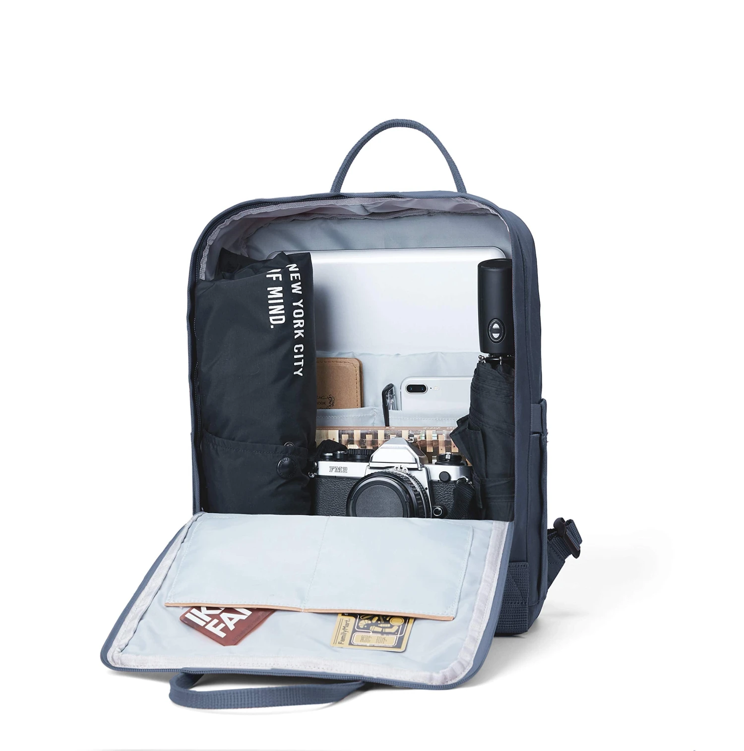 KALIDI Casual Backpack For Women,15 Inches Laptop Classic Backpack Camping Rucksack Travel Outdoor Daypack College School Bag (Navy) 7 KALIDI Casual Backpack For Women,15 Inches Laptop Classic Backpack Camping Rucksack Travel Outdoor Daypack College School Bag (Navy) - Image 7