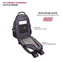 SwissGear Travel Gear 1900 Scansmart TSA Laptop Backpack - Gray 10 SwissGear Travel Gear 1900 Scansmart TSA Laptop Backpack - Gray -Backpack Shop 81jJf0hgeXL