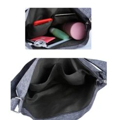 Fanspack Women's Canvas Hobo Handbags Simple Casual Top Handle Tote Bag Crossbody Shoulder Bag Shopping Work Bag (Light Grey) 9 Fanspack Women's Canvas Hobo Handbags Simple Casual Top Handle Tote Bag Crossbody Shoulder Bag Shopping Work Bag (Light Grey) -Backpack Shop 81jxUMGNi L