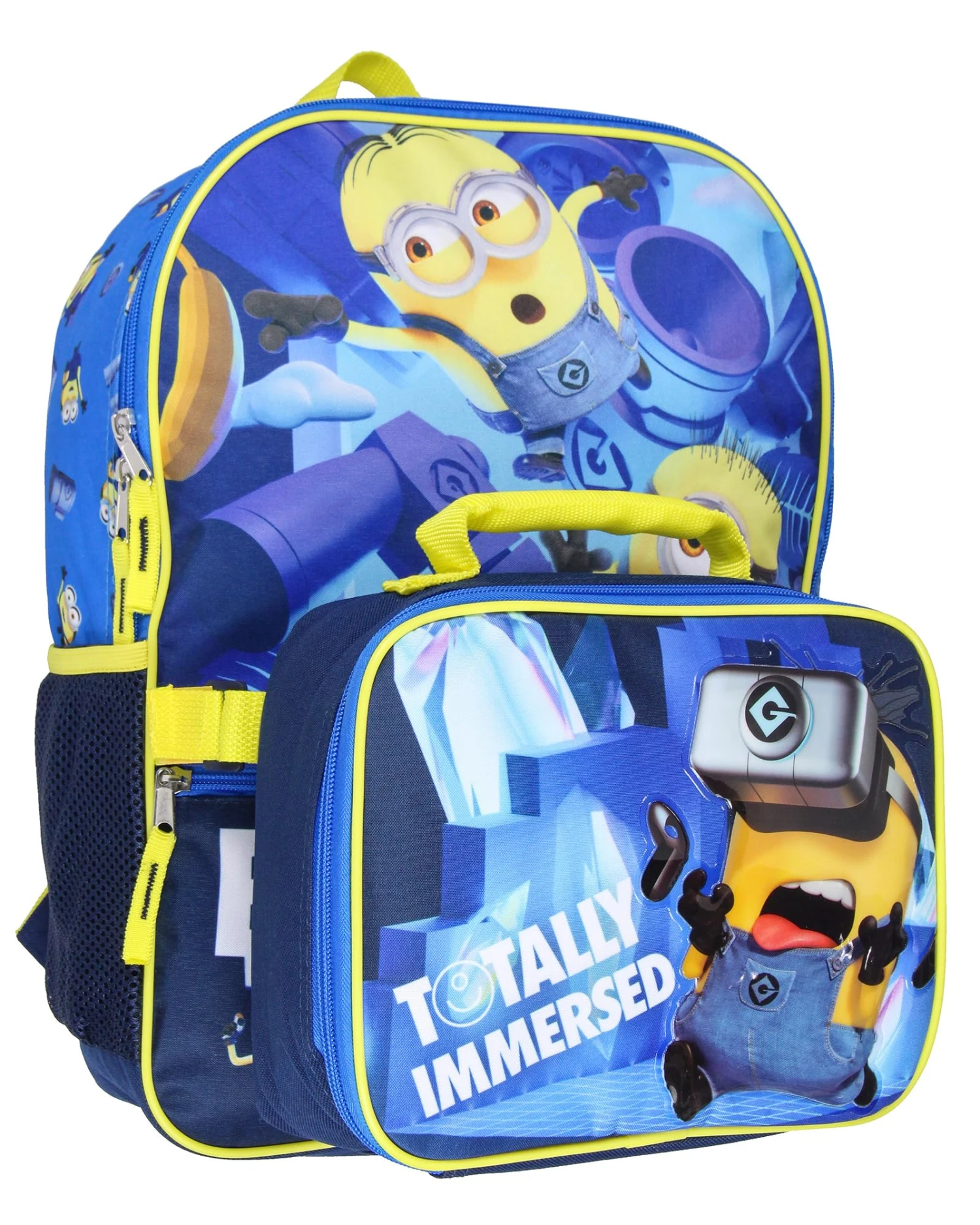 AI ACCESSORY INNOVATIONS Despicable Me Minions School Travel Backpack And Lunch Box For Kids 2-Piece Set 7 AI ACCESSORY INNOVATIONS Despicable Me Minions School Travel Backpack And Lunch Box For Kids 2-Piece Set - Image 7