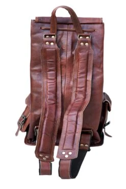 Parrys Leather World 20" Rustic Vintage Leather Backpack Bag Rucksack Laptop Bag Briefcase Messenger Bag Computer Bag For Men Women Backpack Brown Leather Bag Office Briefcase For Men Women Pittu Bag -Backpack Shop 81mSjkdzO 2BL