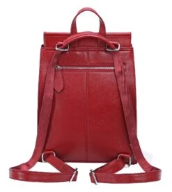Heshe Womens Leather Backpack Casual Style Flap Backpacks Daypack For Ladies (Wine-R) -Backpack Shop 81nVtG0n6fL