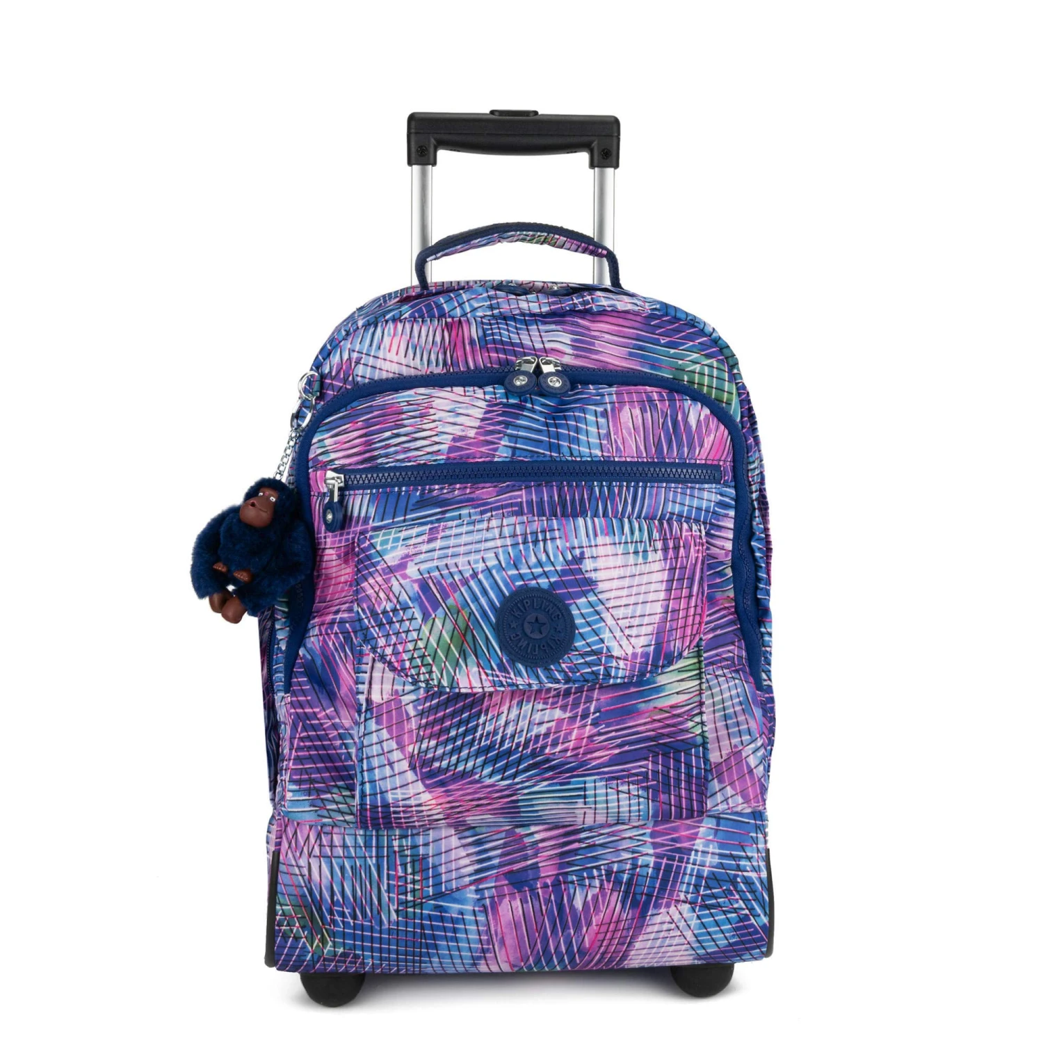 Kipling Sanaa Large Printed Rolling Backpack Radiant Splash 1 Kipling Sanaa Large Printed Rolling Backpack Radiant Splash