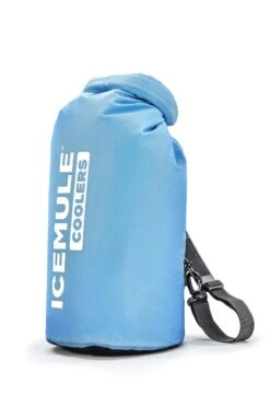 IceMule Classic Insulated Backpack Cooler Bag - Hands-Free, Collapsible, And Waterproof, This Portable Cooler Is An Ideal Sling Backpack For Hiking, The Beach, Picnics And Camping-Medium, Blue