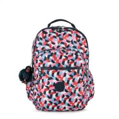 Kipling Seoul Go Large Printed Laptop 15" Backpack Forever Tiles 1