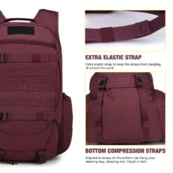 Mardingtop 35L Tactical Backpacks Molle Hiking Daypacks For Camping Hiking Military Traveling Purplish-35L 9 Mardingtop 35L Tactical Backpacks Molle Hiking Daypacks For Camping Hiking Military Traveling Purplish-35L -Backpack Shop 81tmhYpu50L