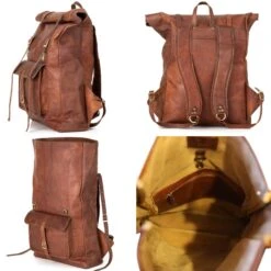 Berliner Bags Leeds XL Leather Backpack Laptop Rucksack Men Women Retro Brown 9 Berliner Bags Leeds XL Leather Backpack Laptop Rucksack Men Women Retro Brown -Backpack Shop 81tzVW21ycL