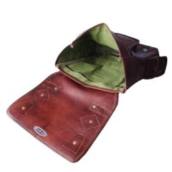 Handmade 16 Inch Brown Leather Backpack For Men Vintage Easy Open Push Lock Genuine Leather Backpack For Women | Leather Laptop Backpack For Men And Women With Padded Laptop Compartment By HULSH -Backpack Shop 81uWK3E8V0L