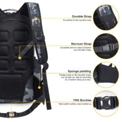 Mardingtop 35L Tactical Backpacks Molle Hiking Daypacks For Camping Hiking Military Traveling Motorcycle (Black Multicam-35L) 11 Mardingtop 35L Tactical Backpacks Molle Hiking Daypacks For Camping Hiking Military Traveling Motorcycle (Black Multicam-35L) -Backpack Shop 81uqR3srfcL