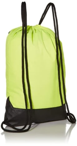 Nike Brasilia Training Gymsack, Drawstring Backpack With Zipper Pocket And Reinforced Bottom, Volt/Volt/Black -Backpack Shop 81xJ9tQ4QXL
