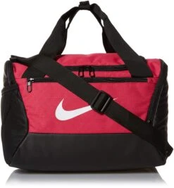 NIKE Brasilia X-Small Duffel - 9.0, Rush Pink/Black/White, Misc