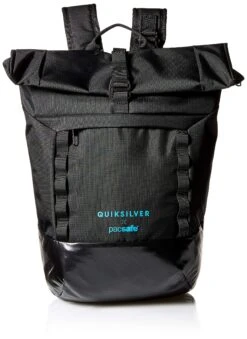 Quiksilver Men's PACSAFE X QS Dry Backpack, Black, 1SZ