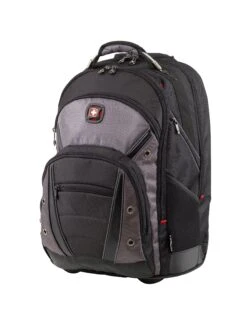 Wenger Luggage Synergy Wheeled 16" Laptop Backpack Bag, Black/Grey, One Size 7 Wenger Luggage Synergy Wheeled 16" Laptop Backpack Bag, Black/Grey, One Size -Backpack Shop 916NC5KgitL