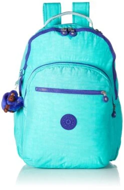Kipling Seoul L Solid Laptop Backpack, Breezy Turquoise