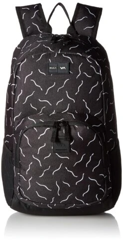 RVCA Men's Estate Backpack II, Black/white, ONE SIZE
