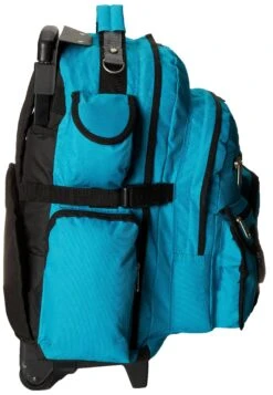 Everest Deluxe Wheeled Backpack, Turquoise, One Size -Backpack Shop 91FUl7ZwapL