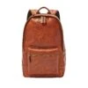Fossil Men's Leather Estate Backpack, Cognac