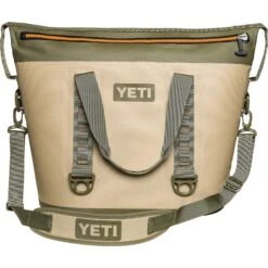 YETI Hopper Two 40 Portable Cooler, Field Tan / Blaze Orange
