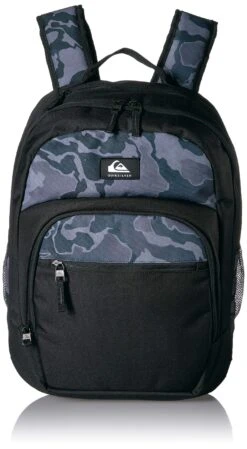 Quiksilver Men's SCHOOLIE Cooler II Backpack, Camo Black, 1SZ
