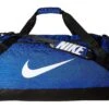 NIKE Brasilia Training Duffel Bag, Game Royal/Black/White, Large