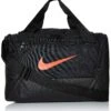 Nike Nike Brasilia X-small Duffel - 9.0, Black/Black/Habanero Red, Misc